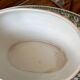 Antique sauce boat Terre de Fer with its lid, Gien Montigny model.