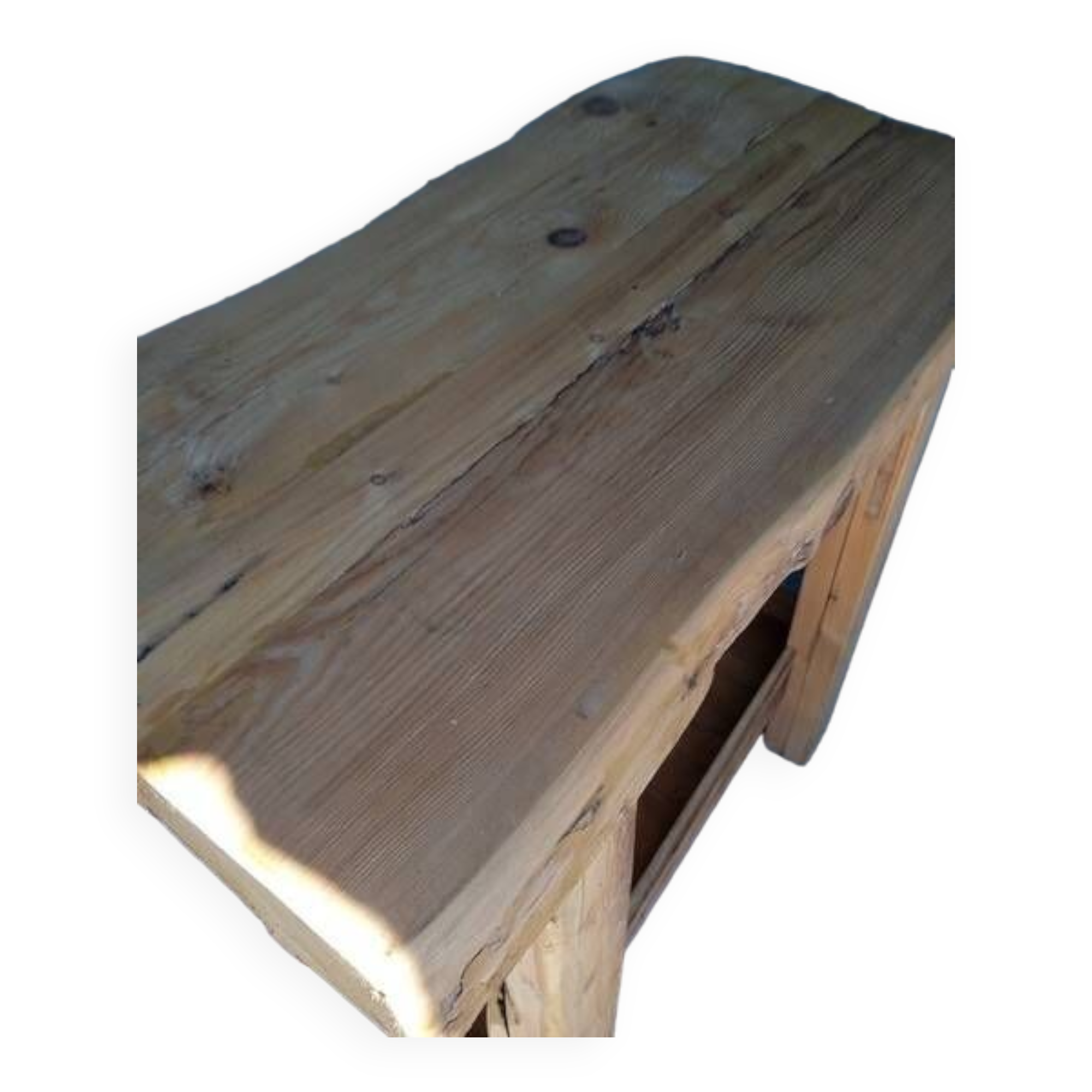 Workbench 90cm old solid wood