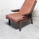 Vintage Free Span FS115 Solid Oak Recliner Chair 1950s