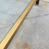 Table basse design en laiton style Jansen - 1970s