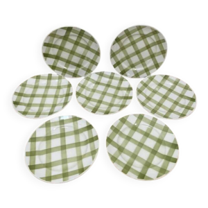 Assiettes nappe Moulin
