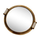 Art deco round tray