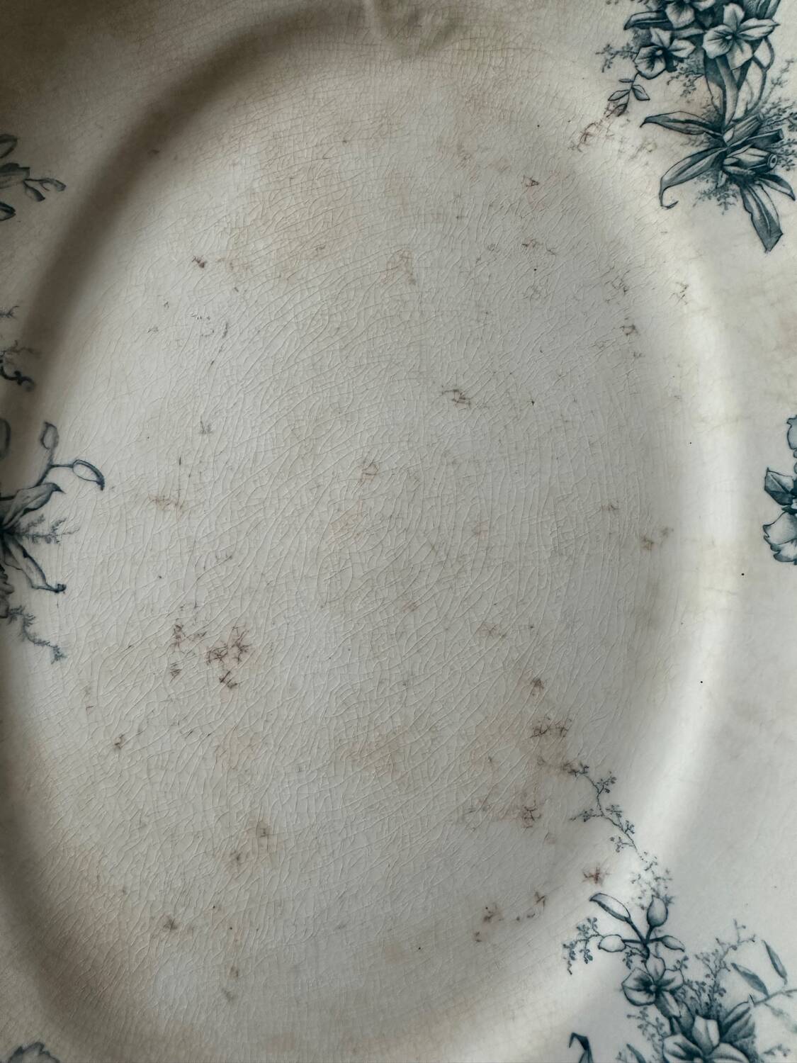 Petrus regout oval dish orchid model large