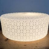 Vintage Wall Or Ceiling Light with Milk Glass, 1970s