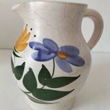 Vintage Marais Pottery style flower pitcher