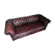 Sofa Chesterfield Vintage 60's-80's red burgundy