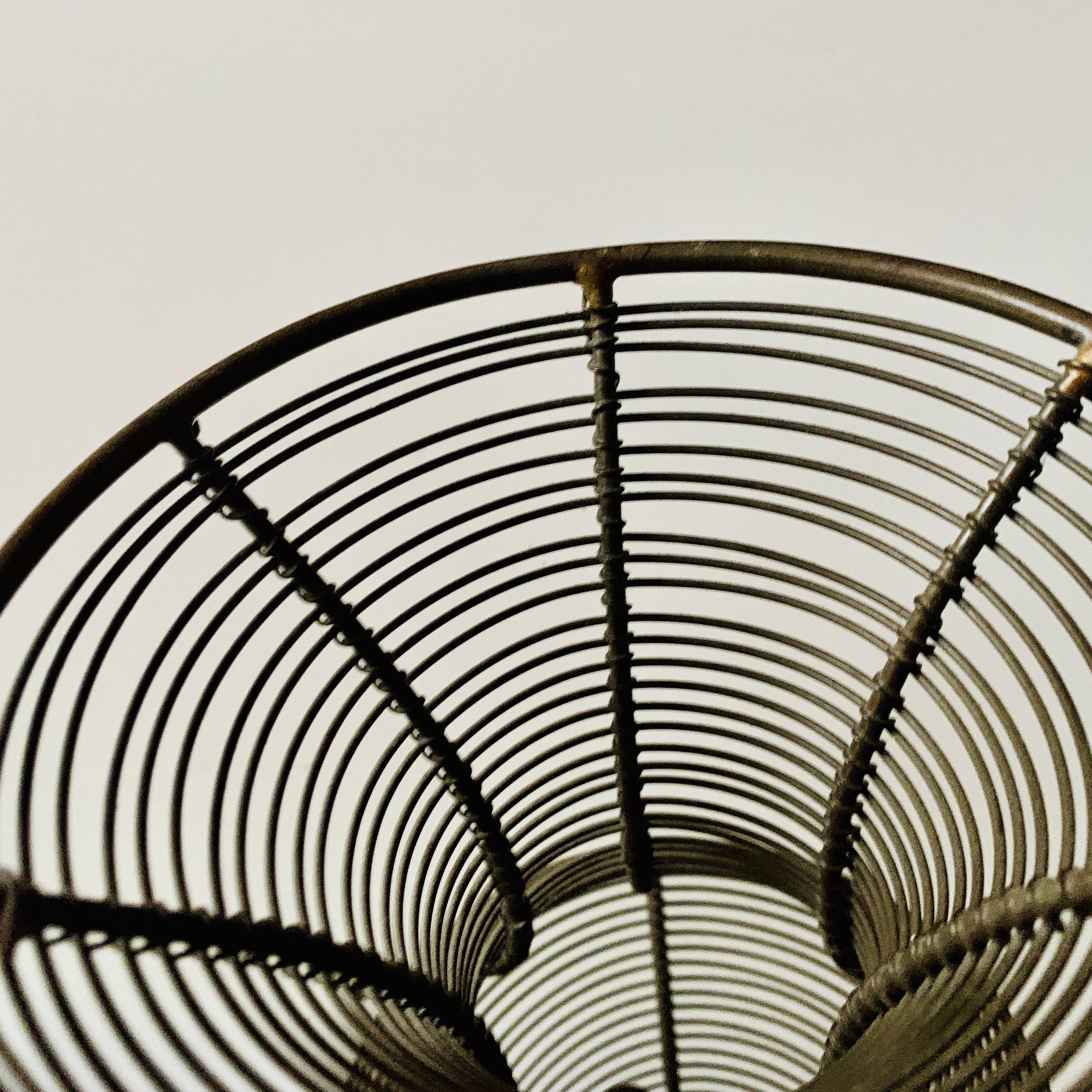 Old decorative wire vase