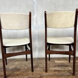 Série de 6 chaises vintage années 1960