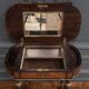 Napoleon III hairdresser worker marquetry 4 feet decorated with bronze