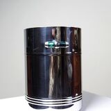 Vintage champagne bucket from the 80s-90s by Orfévrerie Jean Couzon in 18/10 stainless steel.