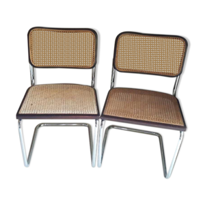 lot de 2 chaises cannage