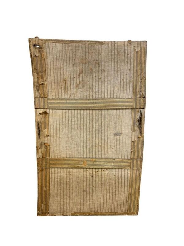 Coffre en bois brun XL vintage / malle / table d'appoint