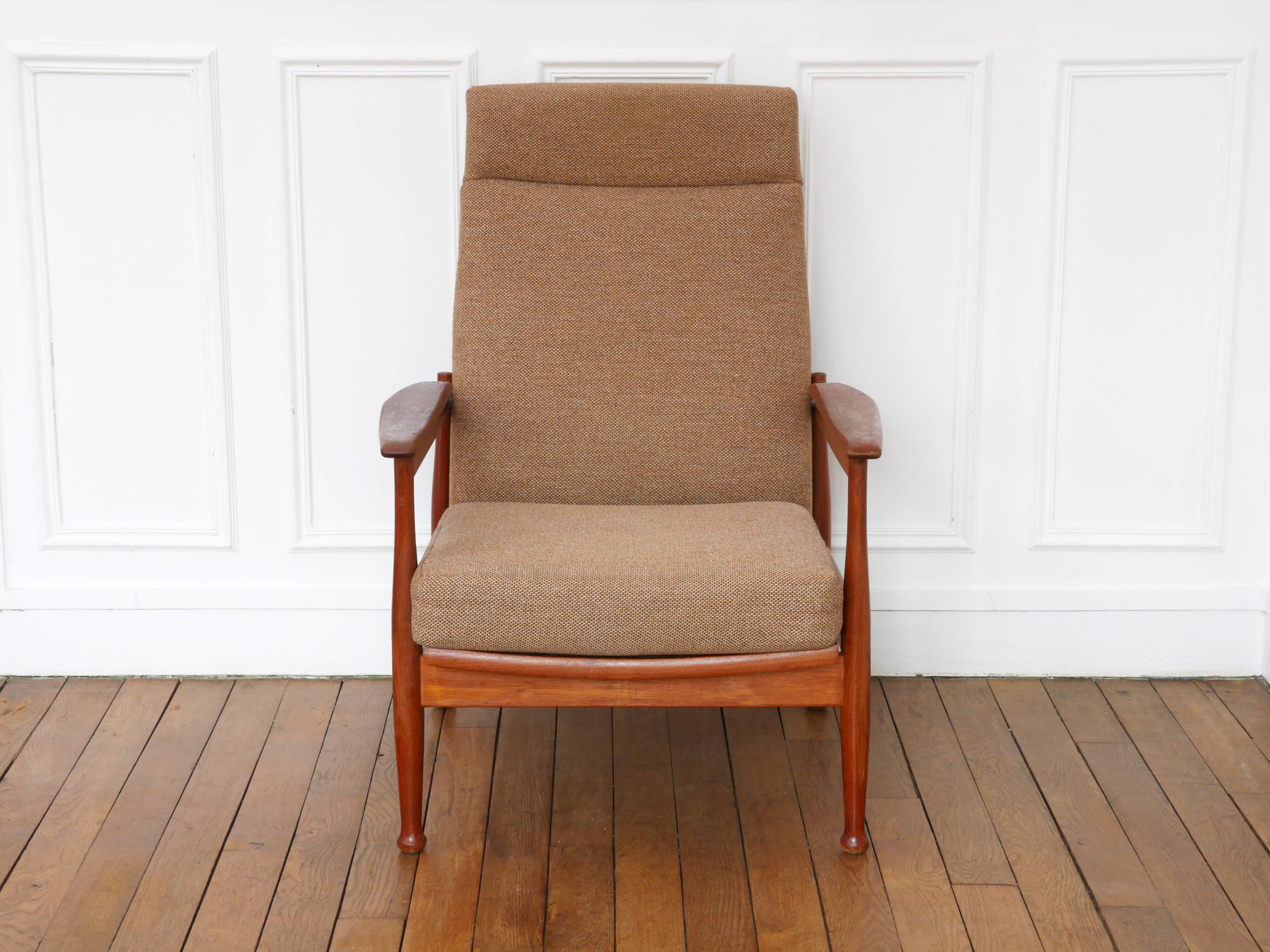 Teak armchair Guy Rogers