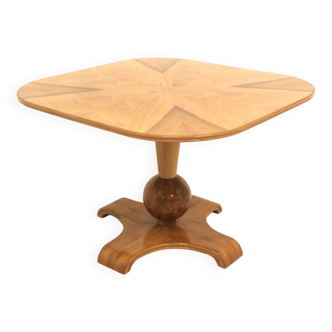 Table basse scandinave en orme, Suède, 1940