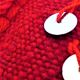 Red berber cushion Beldi Chiba