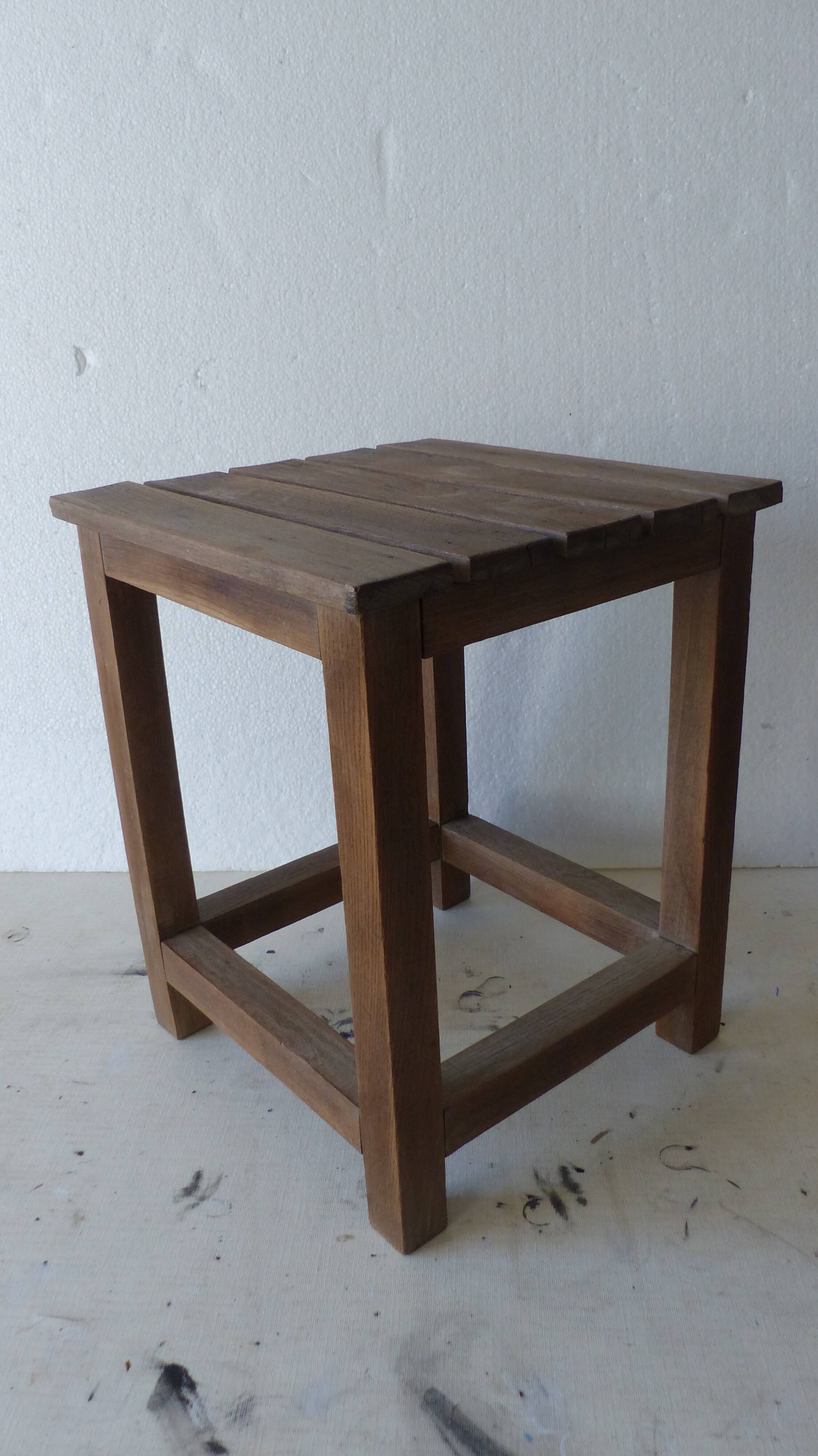 wooden stool