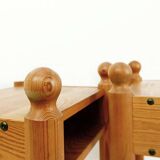20th-Century Swedish Nightstands in Solid Pine, Set of 2