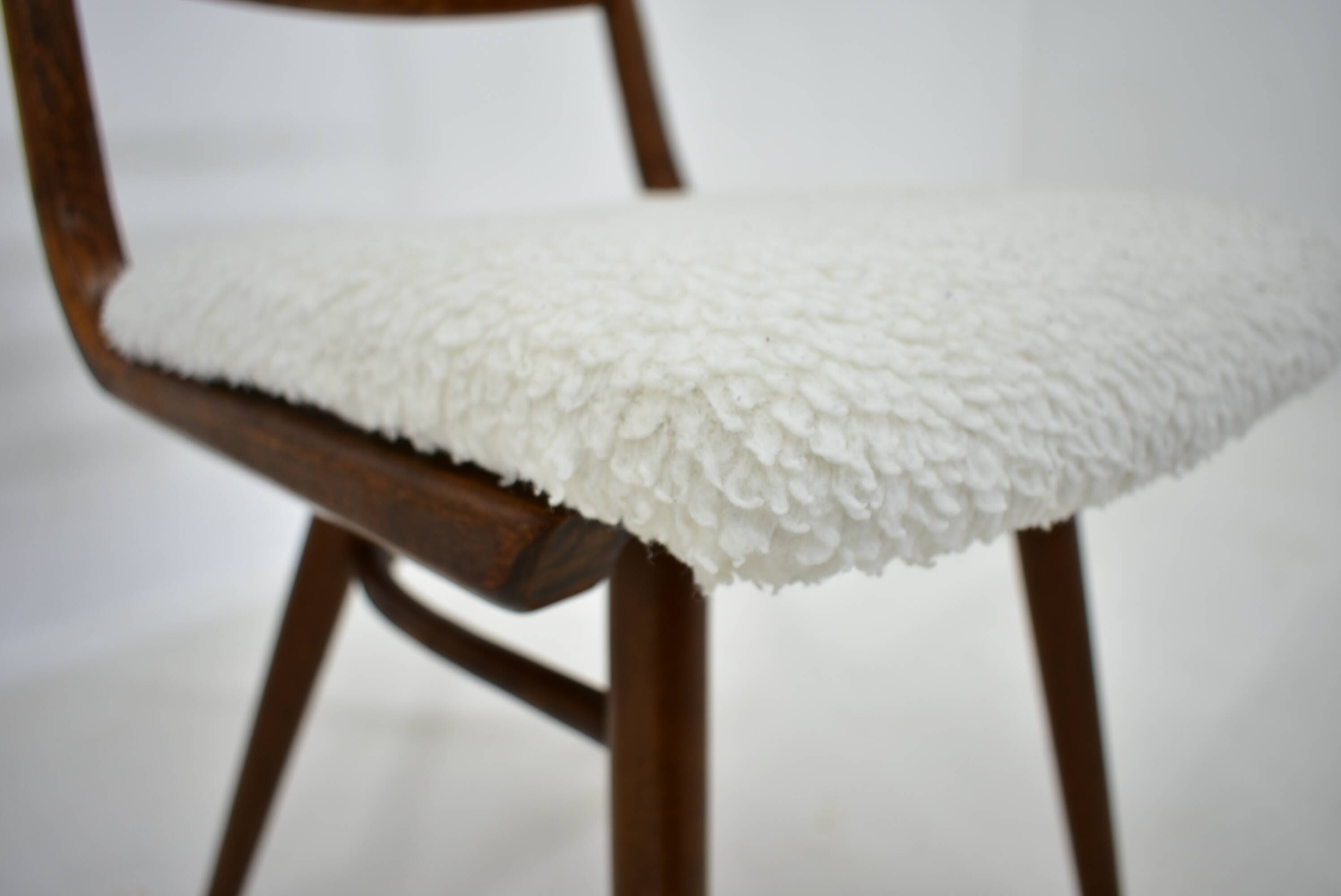 1960s Set of Four Dining Bentwood Chairs by Ton, Czechoslovakia