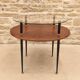 Two-tier side table, Italian work, 1950.