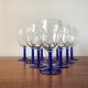 Vintage cobalt blue stemmed lenses