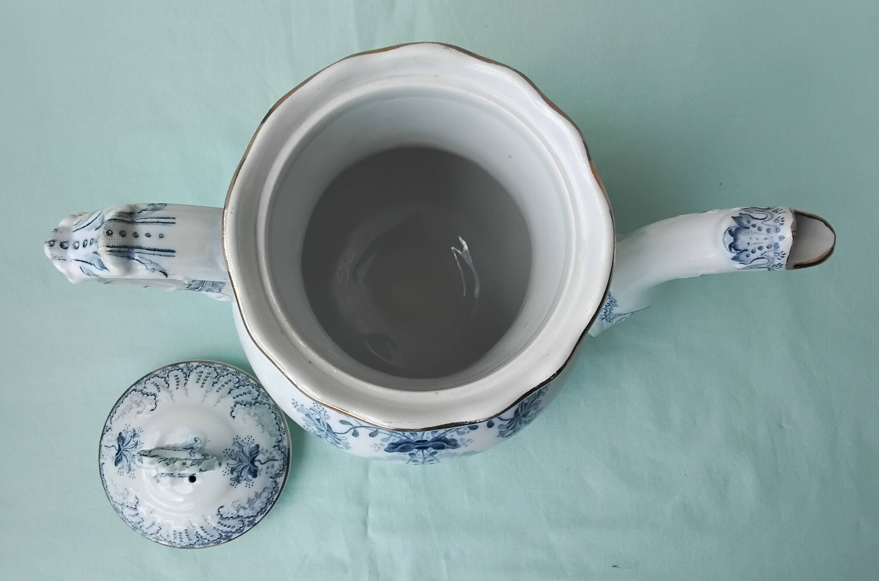 Ironstone coffee pot