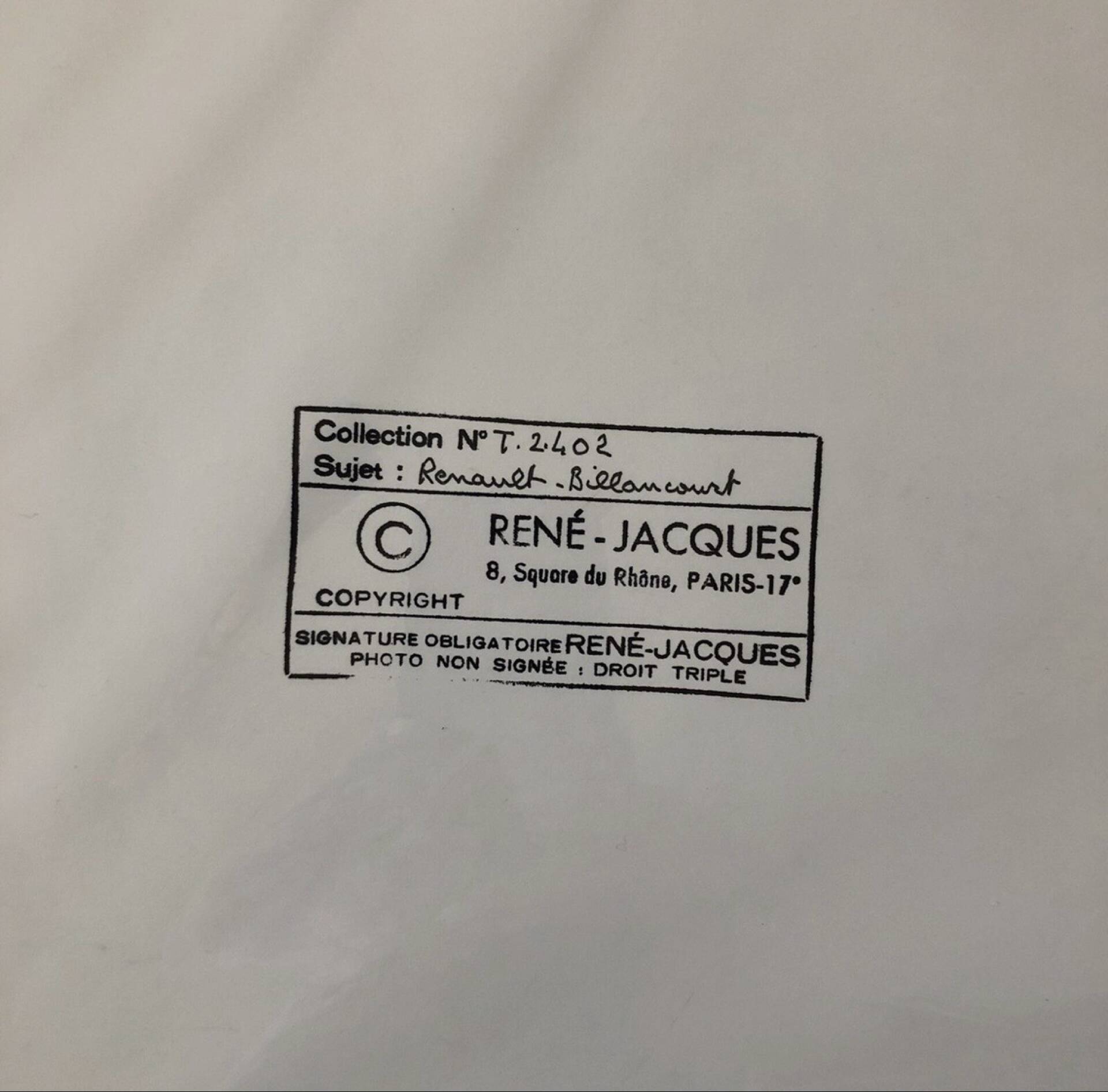 René-jacques 1908-2003 photographie argentique signée renault-billanco