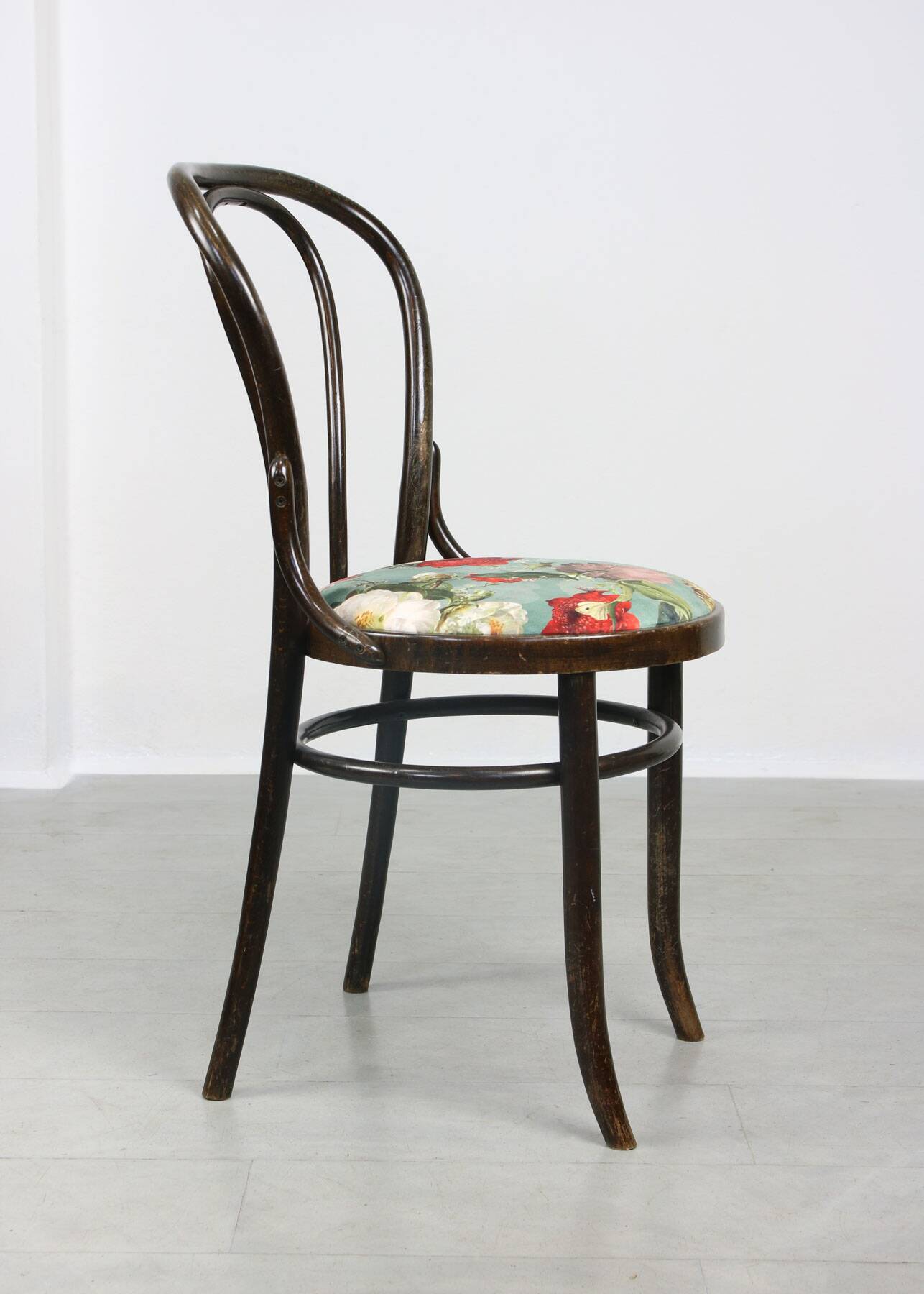 Vintage Velvet No. 18 Dining Chairs by Michael Thonet, Set of 4