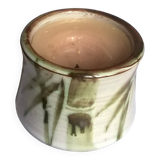 Ceramic pot signed with stamp
