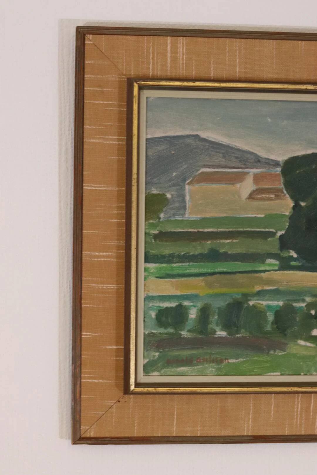 Sunset landscape by Arnold Axelsson