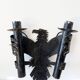 Pair of Brutalist Wrought Iron Eagle Wall Sconces