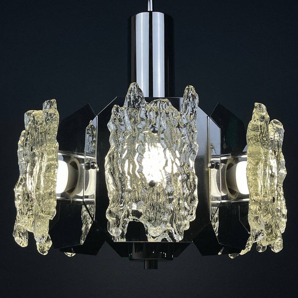 Mid-century Murano glass chandelier, Italy, 1970s