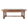 Table de ferme en chêne massif de style Louis XIII