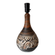 Lampe de table en grès de poterie danoise par Birte Vedel Howards, années 1960.