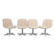 Set of 4 Strafor 451 armchairs by Randall Buck, 1970s