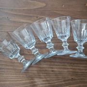Lot de verres à liqueur en cristal