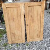 Pair of old cherry doors