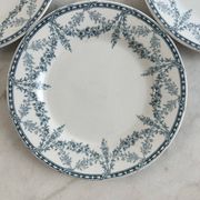 Set of 4 flat plates Creil and Montereau Labrador
