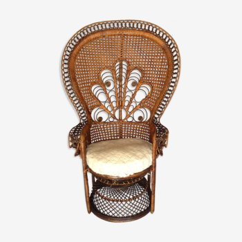 Fauteuil emmanuelle en rotin