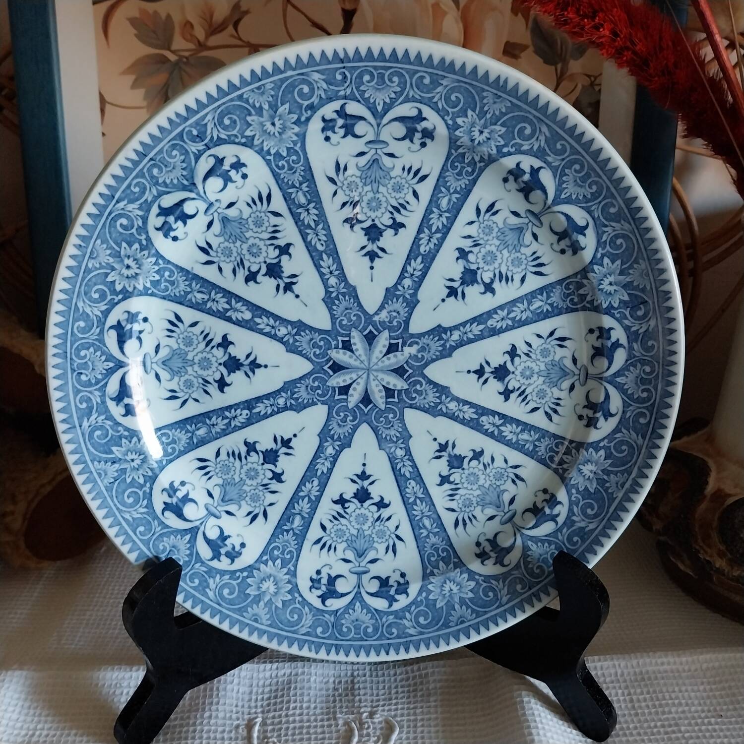 Old flat plate Sarreguemines U&C model François