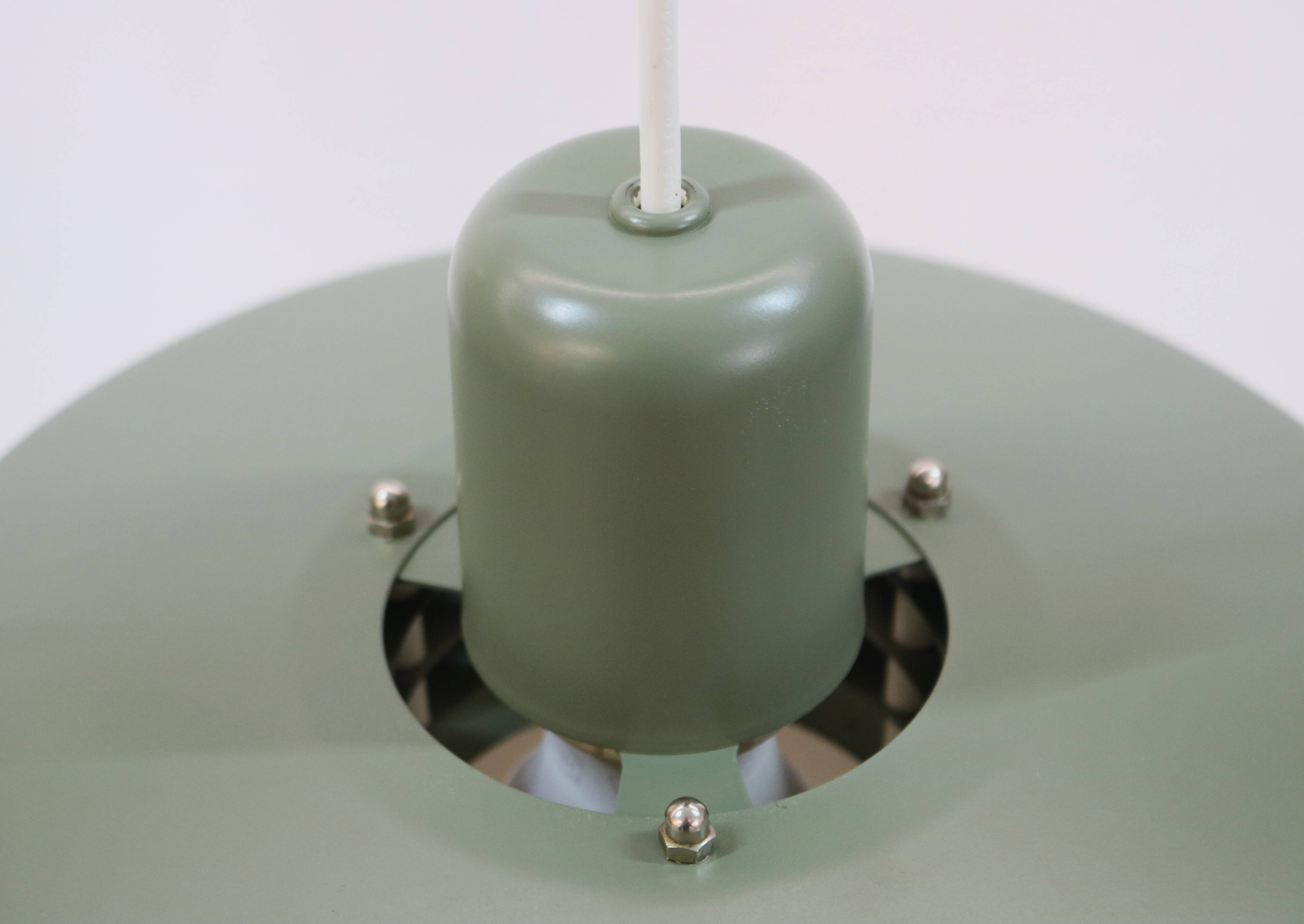 Danish Design Lamp Horn Lighting Model 763 – Restored Green Nordic Style Pe