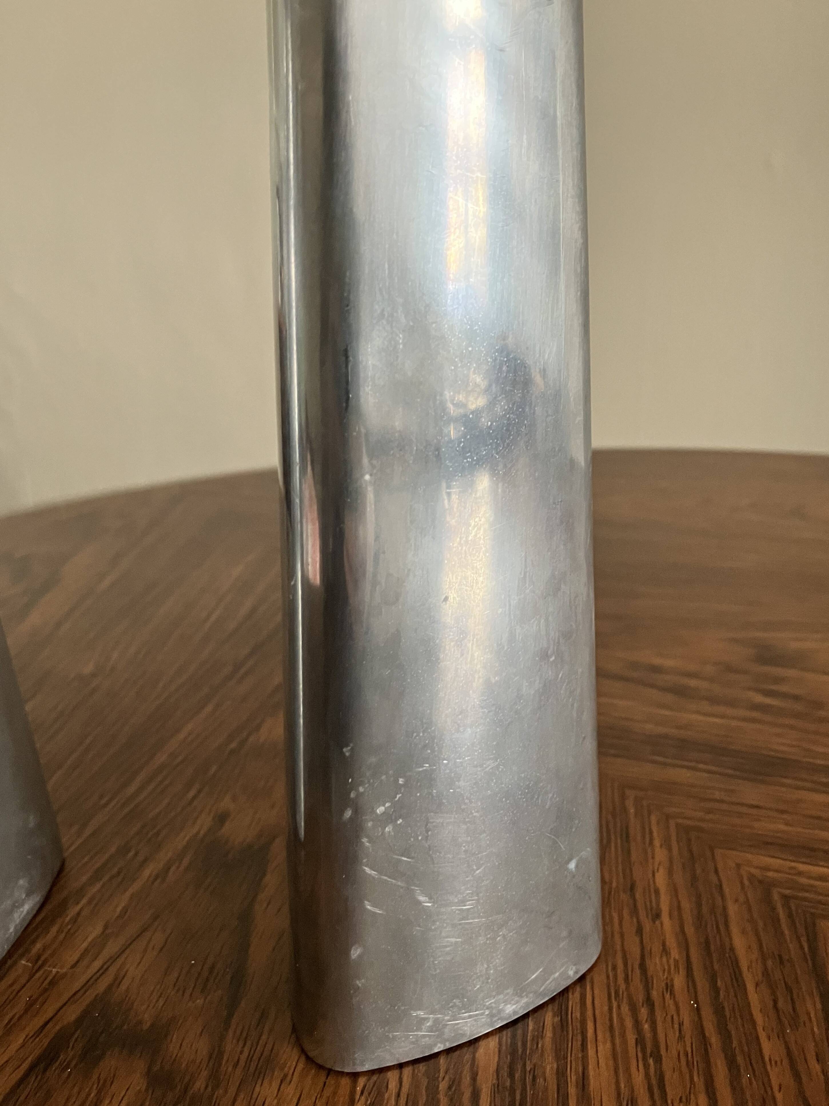A pair of Ikea Rënos candlesticks, vintage 1980