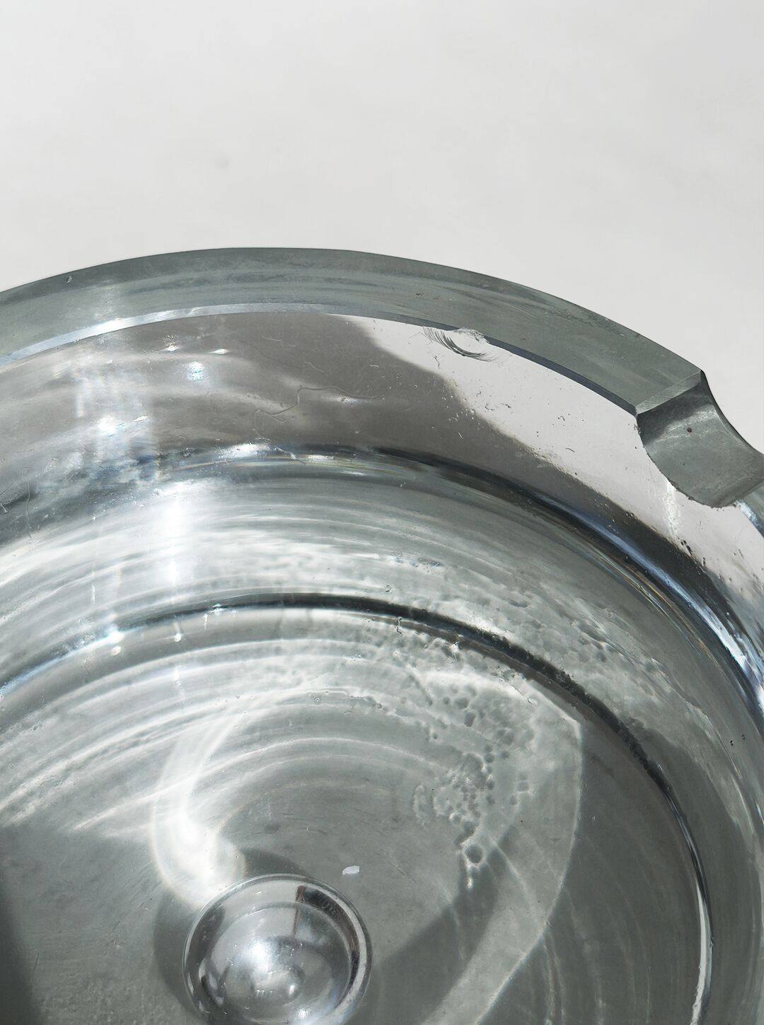 Cendrier en verre