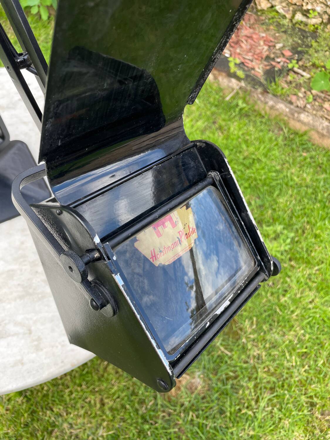 Hadrill Hortsmann Pluslite lamp vintage 1950