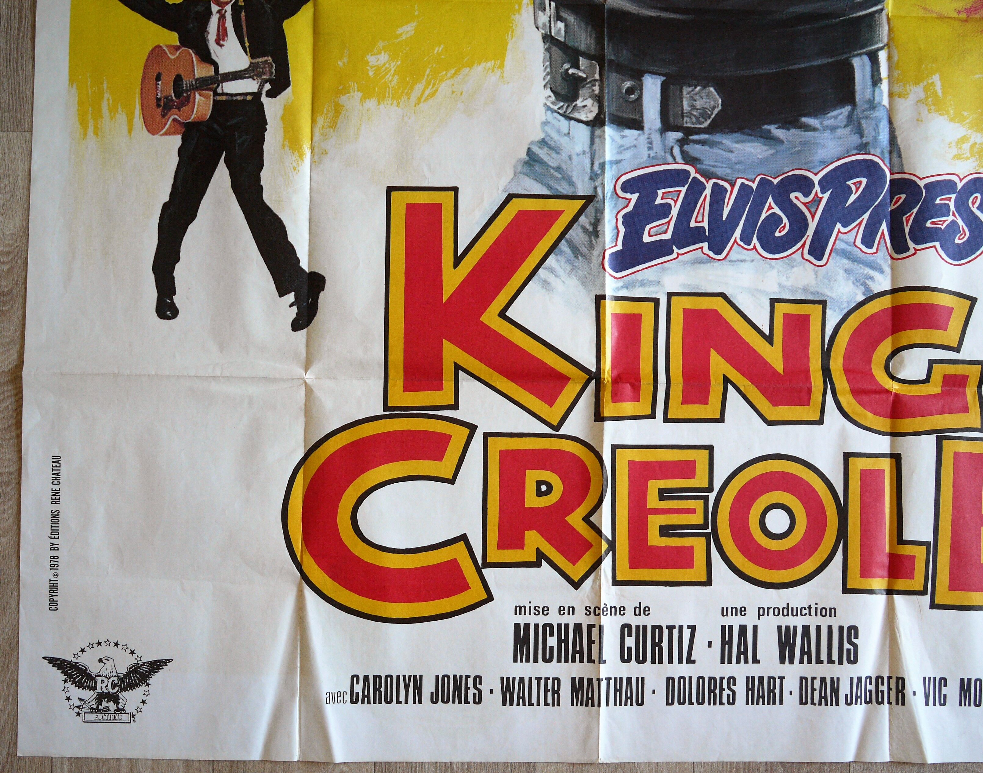 Original movie poster - "King Creole" - Elvis Presley
