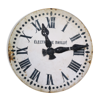 Industrial clock dial Brillé 1950