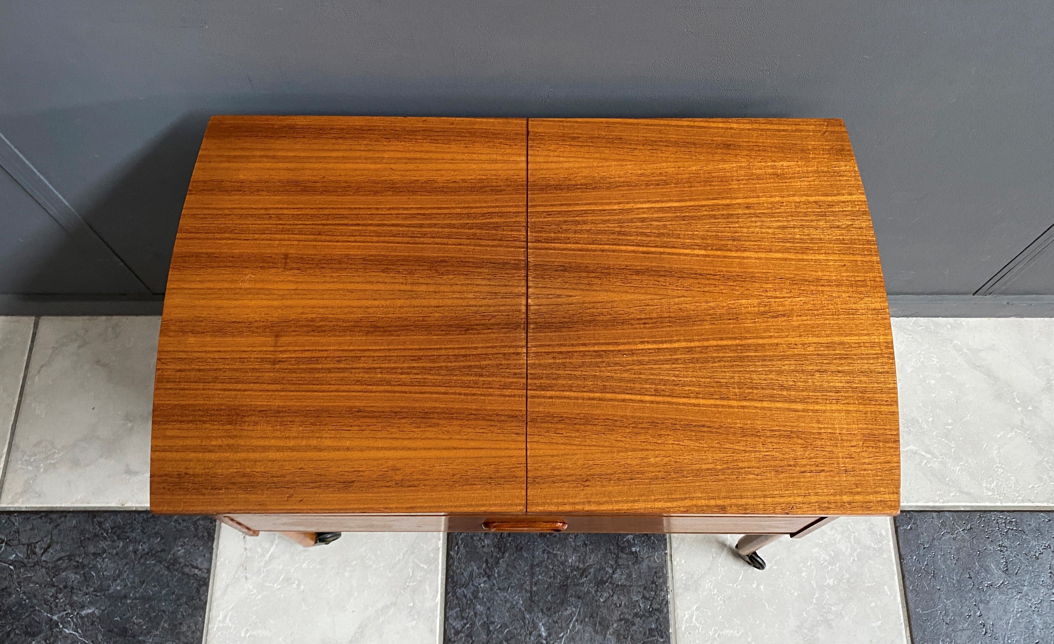 1960s sewing box table