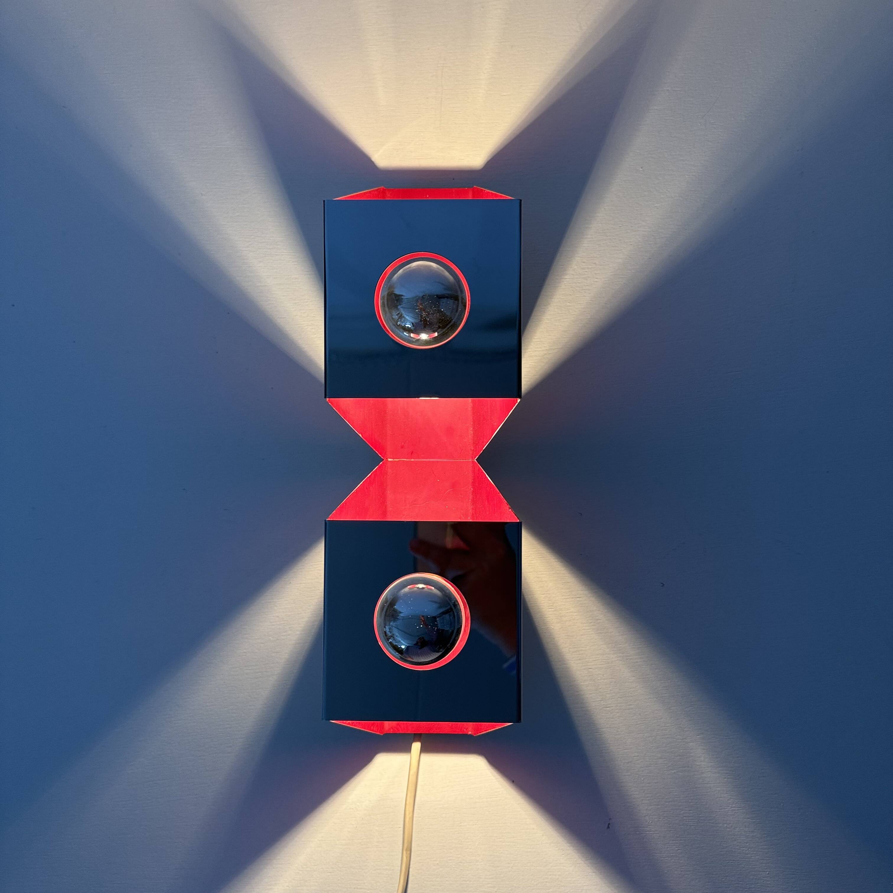 Vintage wall lamp space age , 1970s