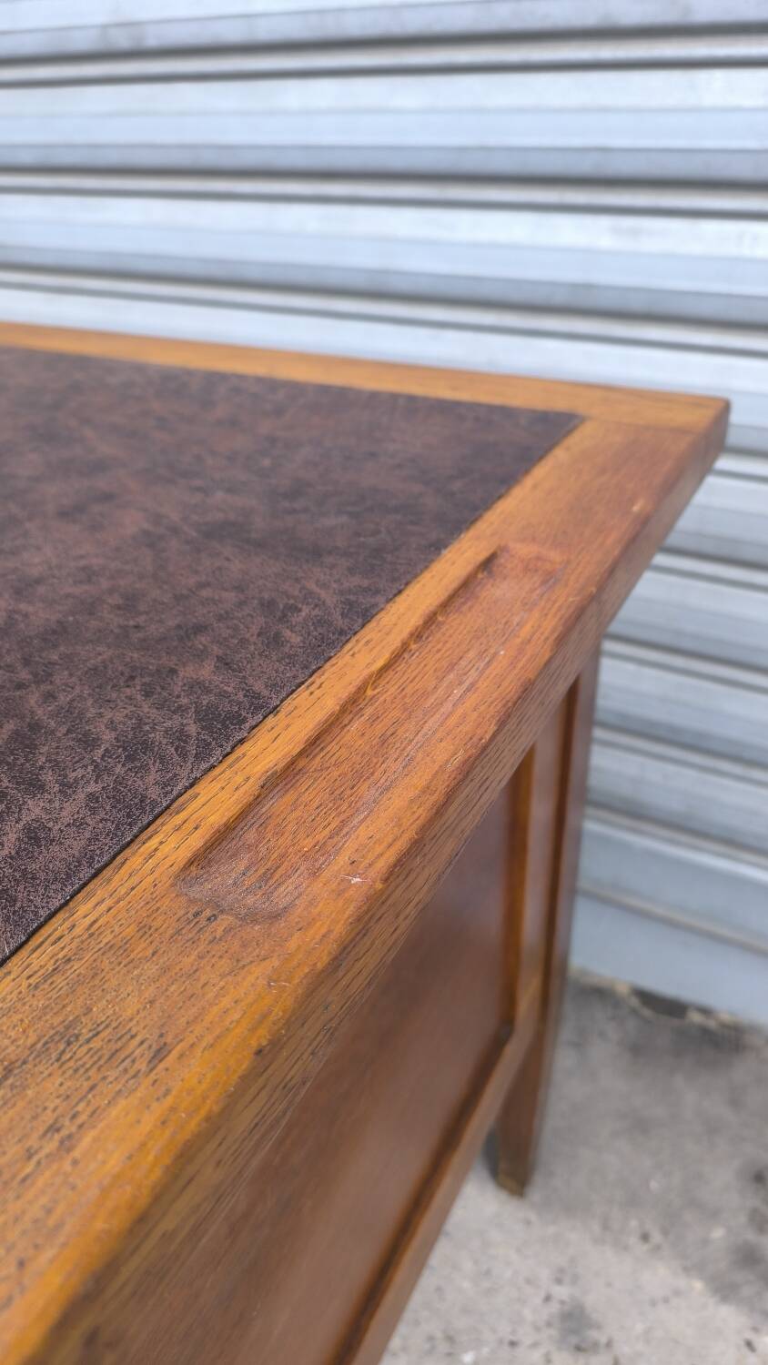 Master's desk in solid oak