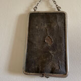 Small beveled barber mirror