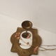 Candlestick mirror made of solid brass